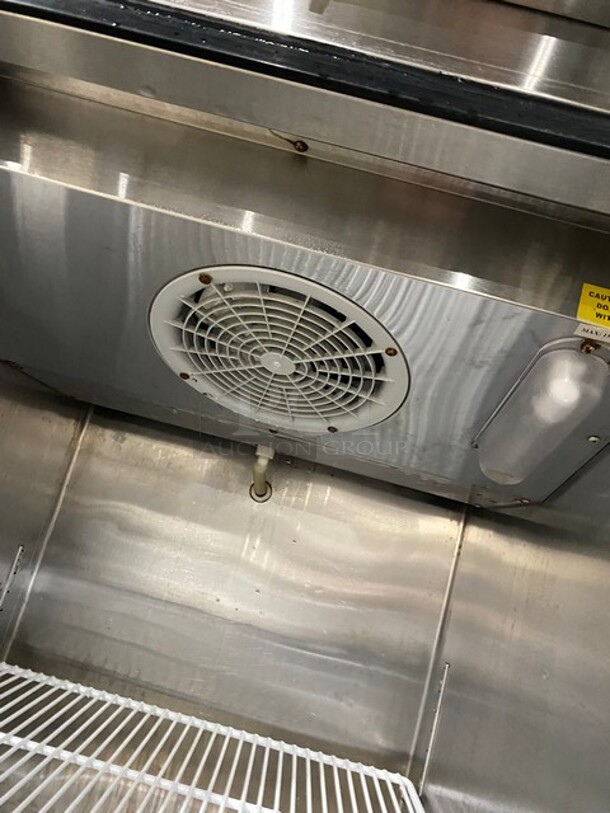 Supera Commercial Single Door Cooler! Stainless Steel! On Casters! MODEL R1R1 SN: P01161510572 115V 1PH  - Image 6 of 9