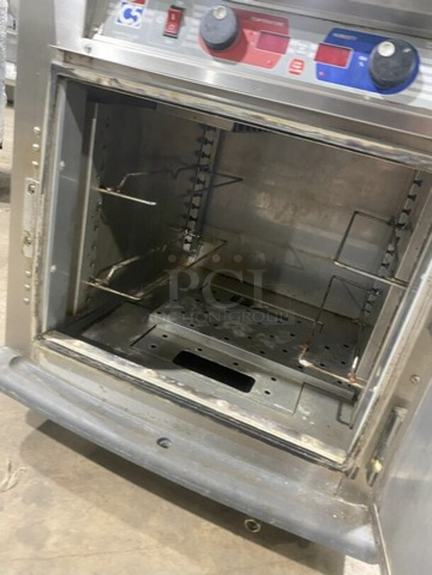 Fantastic! 2018 LATE MODEL! Metro Insulated All Stainless Steel Food Warming Cabinet! Model C593L-SFS-U! 120V 1 Phase! On Casters! Working When Removed!   - Image 5 of 8