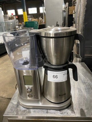 SWEET! Breville Commercial Countertop Drip Coffee Maker! All Stainless Steel! 120V! Model: BDC450 BSS!