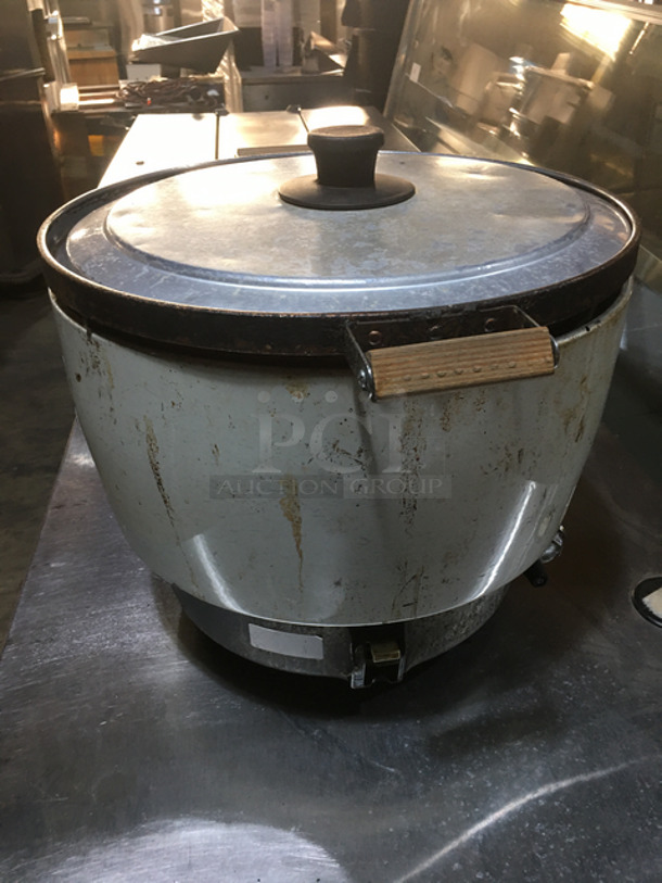 Paloma Natural Gas Powered Countertop Commercial Rice Cooker! With 2 Side Handles! With Stainless Steel Lid! - Image 2 of 6