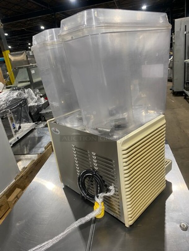 Crathco 2 Head Counter Top Refrigerated Juice Dispenser! Model D25-4 Serial T209331! 115V 1 Phase! - Image 4 of 7