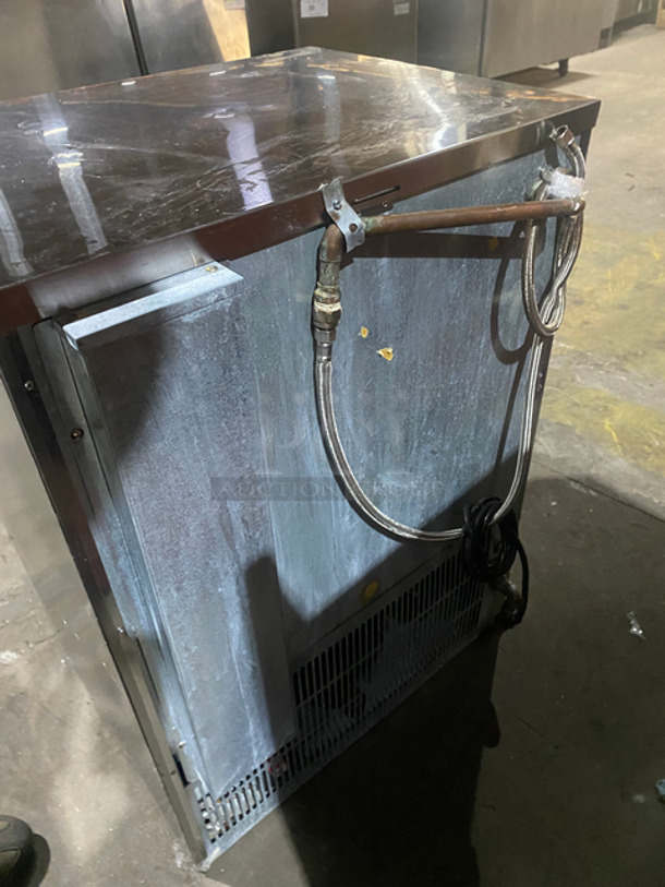 Hoshizaki Commercial Under The Counter Ice Maker Machine! Stainless Steel! Model: AM100BAE SN: Q02296E 115V 60HZ 1 Phase - Image 4 of 8