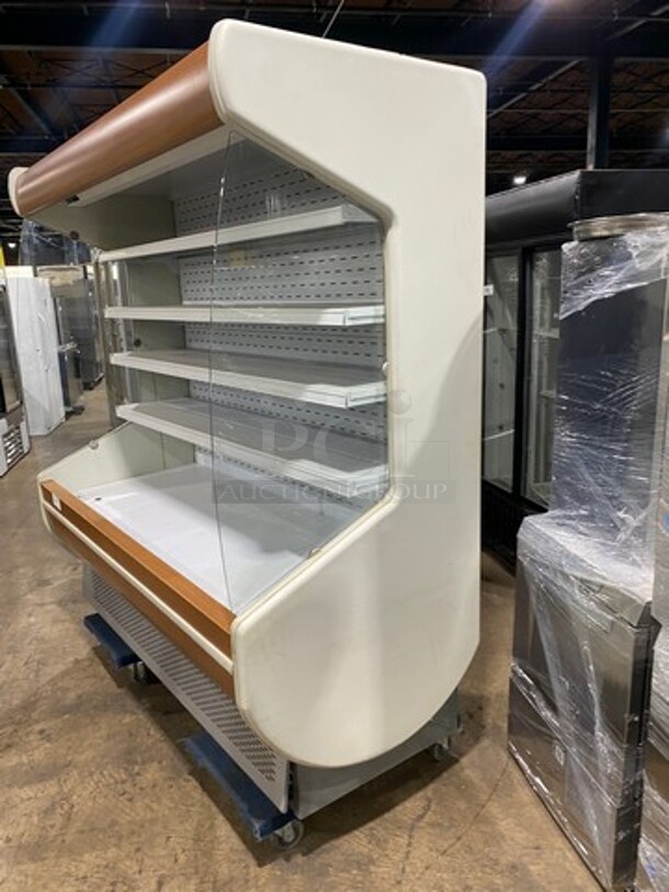 SIFA Commercial Refrigerated Open Grab N Go Display Case Merchandiser! On Casters! - Image 4 of 8