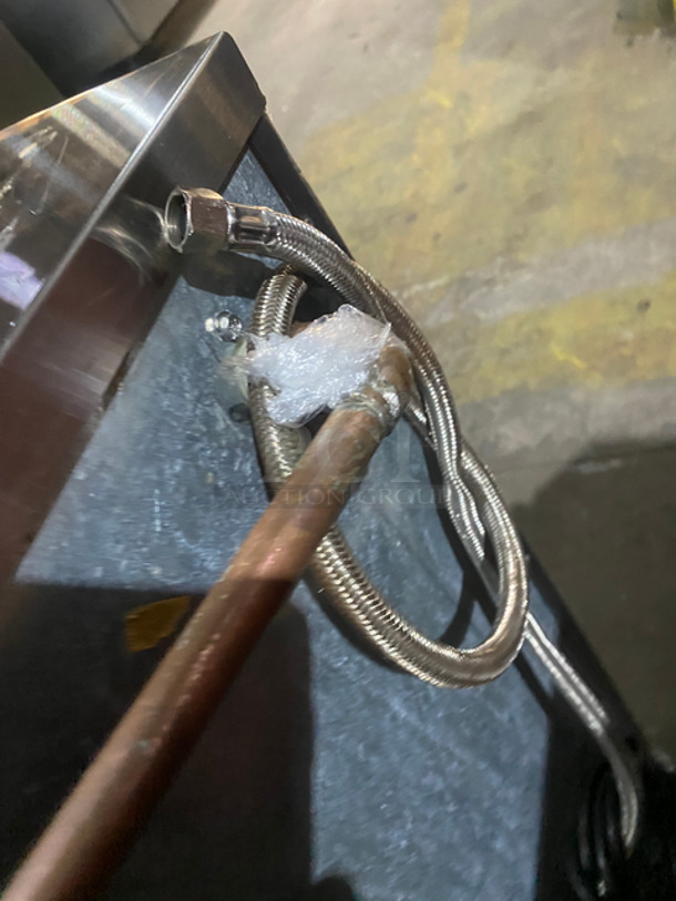 Hoshizaki Commercial Under The Counter Ice Maker Machine! Stainless Steel! Model: AM100BAE SN: Q02296E 115V 60HZ 1 Phase - Image 7 of 8