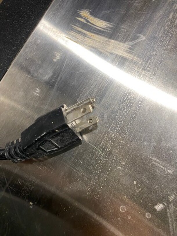 LATE MODEL! 2020 Coldline Commercial Undercounter Ice Maker Machine! All Stainless Steel! On Legs! WORKING WHEN REMOVED! Model: ICE120 115V - Image 10 of 10