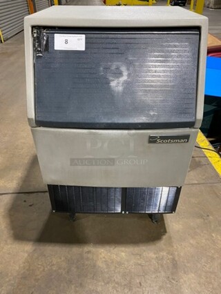 Scotsman Commercial Undercounter Ice Maker Machine! On Legs! Model: SCE170A1H SN: 07101320017405 115V 60HZ 1 Phase