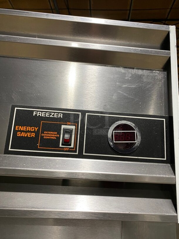 Victory Commercial Single Door Reach In Freezer! All Stainless Steel! Model: FS1DS7EW SN:D0746879 115V 1 Phase! On Legs! 115V 1PH  - Image 8 of 9