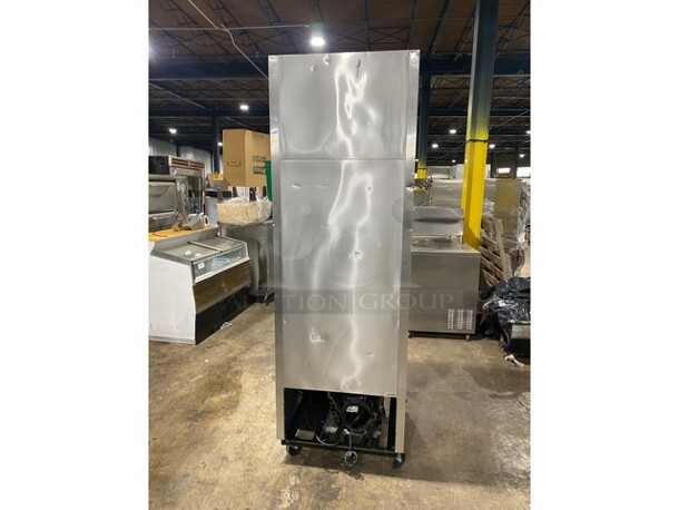 True Commercial Single Door Reach In Refrigerator! With Poly Coated Racks! All Stainless Steel! On Casters! Model: T23 SN: 5279908! 115V 60HZ 1 Phase! - Image 3 of 9