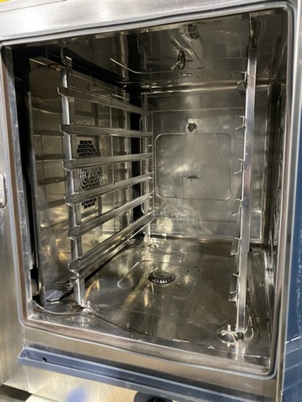 Rational Heavy Duty Commercial Clima Plus Combi Convection Oven! Model CPC6! On All Stainless Steel Equipment Stand!   - Image 5 of 9