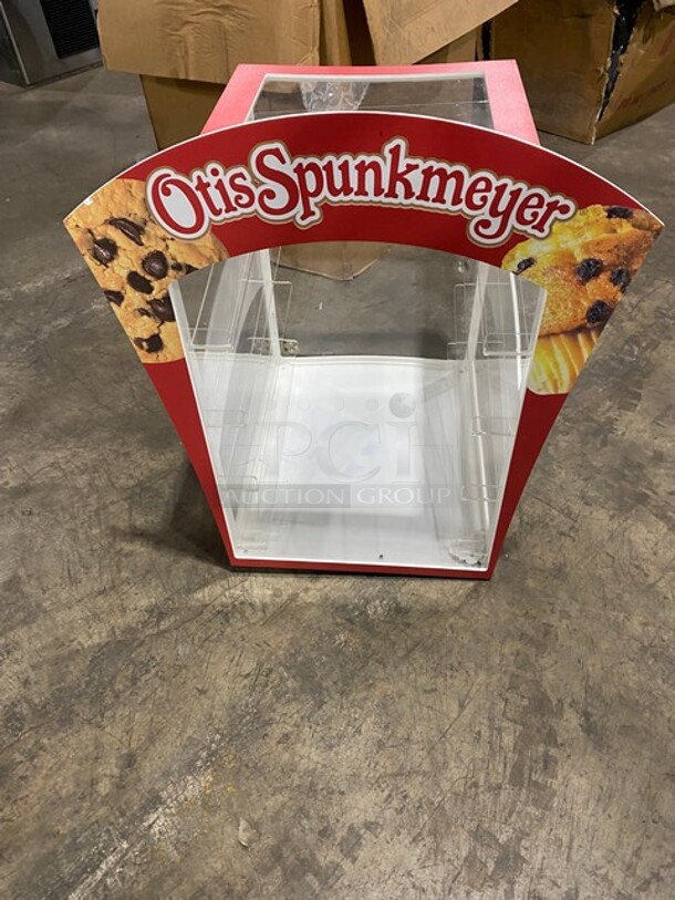 IN THE BOX! Otis Spunkmeyer Commercial Countertop Cookie Display Case! All View Through! With Rear Access Door! - Image 2 of 5