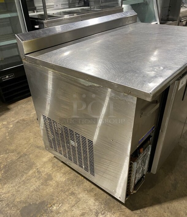 Everest Commercial 2 Door Lowboy/ Worktop Cooler! All Stainless Steel! On Casters! Model: ETR2  - Image 2 of 8
