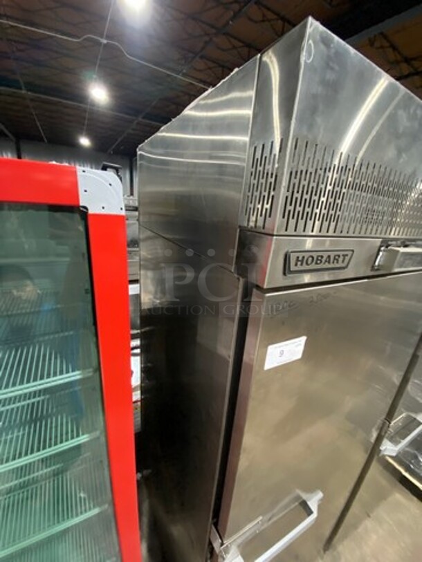 WOW! NEW! NEVER USED! OUT OF THE BOX! Hobart Commercial Electric Powered Single Door Roll In Rack Proofer/ Warmer Holder/ Hot Food Storage! Solid Stainless Steel! Model: QESADHL SN: 321068377 120/208V 60HZ 1 Phase - Image 2 of 7