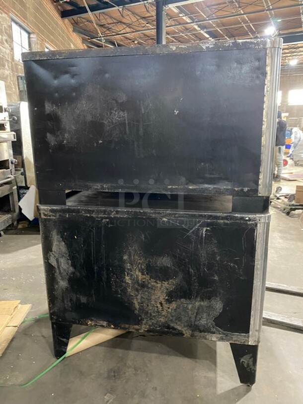 (x2) Mastro Commercial Natural Gas Powered Double Deck Pizza/ Baking Oven! All Stainless Steel! On Legs! Working When Removed! 2x Your Bid Makes One Unit! - Image 3 of 11
