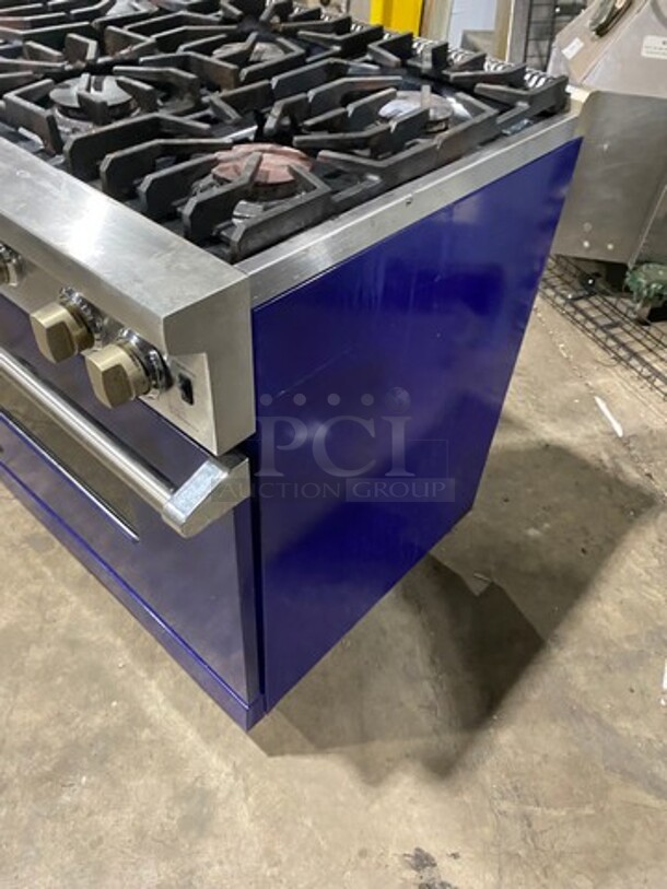 Viking Gas Powered 6 Burner Stove! With Full Size Oven Underneath! All Stainless Steel! - Image 4 of 10