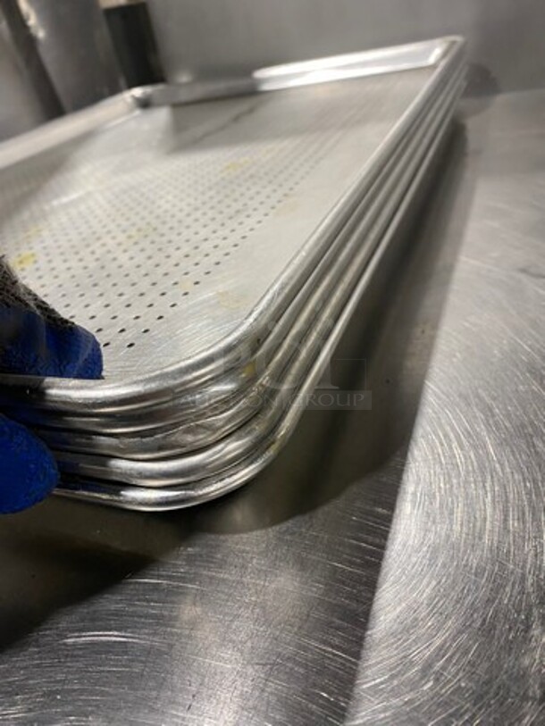Perforated Full Size Sheet Pans! 5x Your Bid! - Image 2 of 4