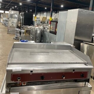 Southbend Commercial Countertop Natural Gas Powered Flat Top Griddle! With Back And Side Splashes! All Stainless Steel!