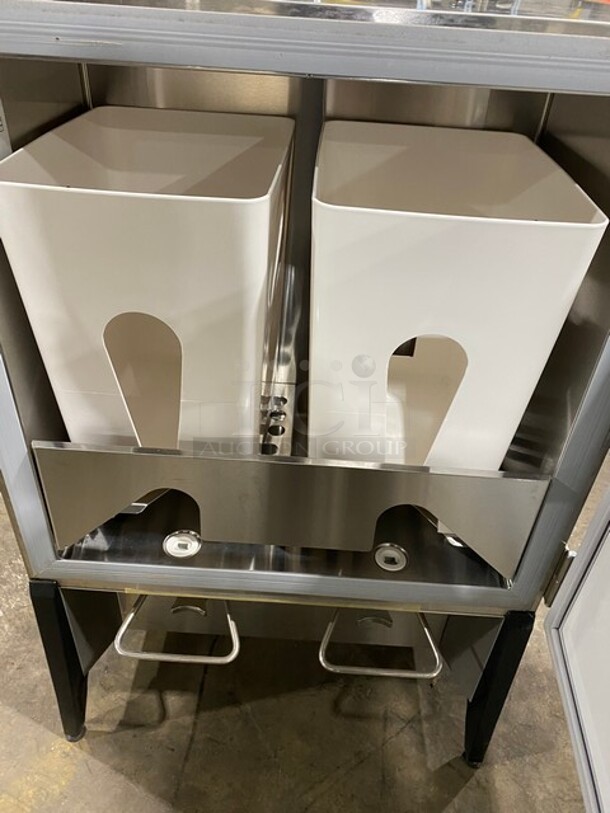 NICE! Silver King Commercial Countertop 2 Spout Refrigerated Milk Dispenser! Stainless Steel Body! Model: SKMAJ2 SN: NBCC06404A 115V - Image 5 of 10