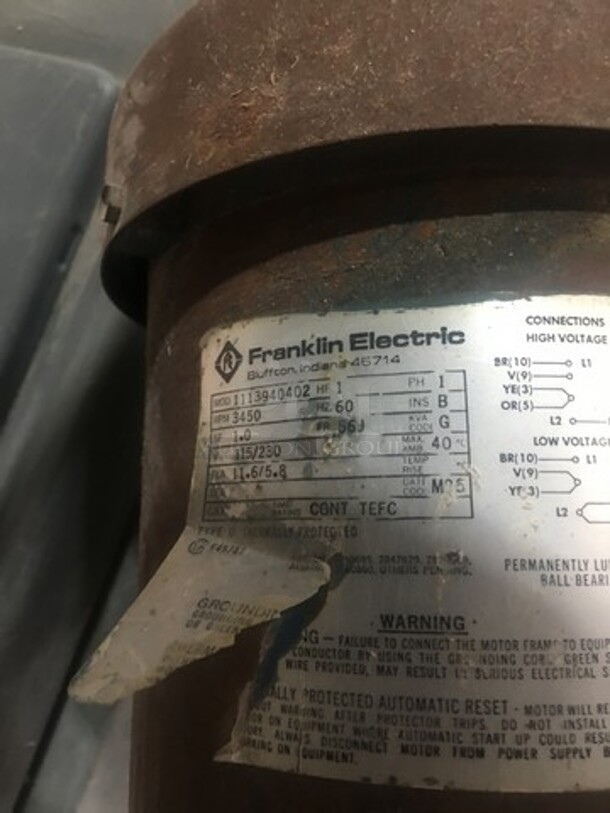 Ecolab Commercial Pass-Through Dishwasher Machine! All Stainless Steel! On Legs! - Image 10 of 11