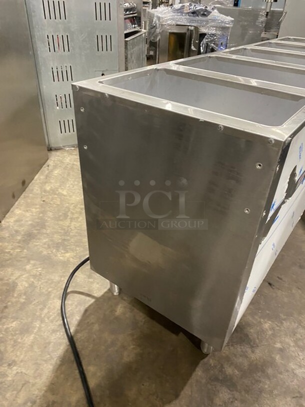 WOW! LATE MODEL! 2017 Advance Tabco Commercial Electric Powered 5 Well Steam Table! All Stainless Steel! On Legs! Model: HF5E240DR SN: 000065853 208/240V - Image 4 of 10