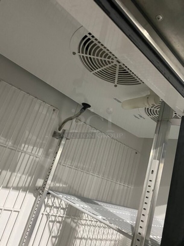 True Commercial 2 Door Reach In Freezer! With Poly Coated Racks! All Stainless Steel! On Casters! Model: T49F SN: 7196976 115V 60HZ 1 Phase - Image 9 of 12