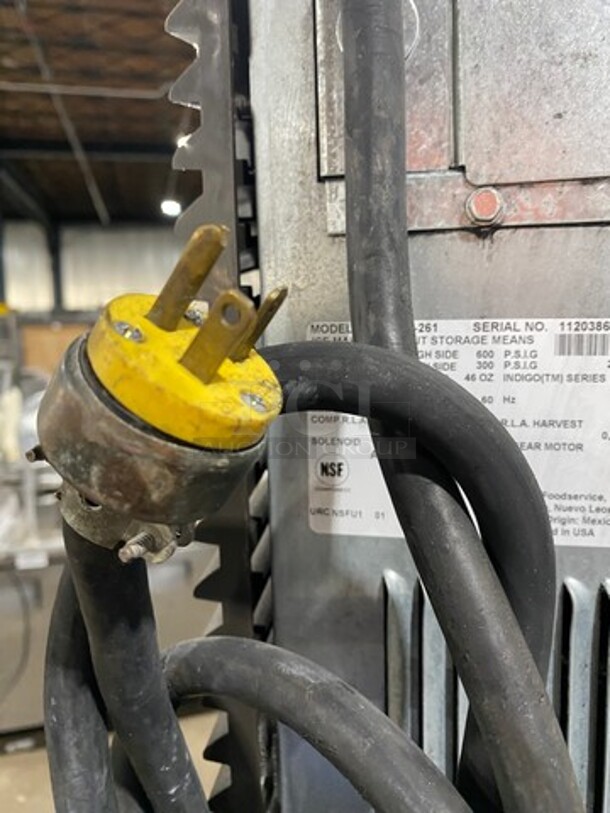 Manitowoc Commercial Ice Maker Machine! With Commercial Ice Bin! All Stainless Steel! On Legs! Model: IYT1200A261 SN: 1120386769! 208/230V 60HZ 1 Phase! - Image 7 of 7
