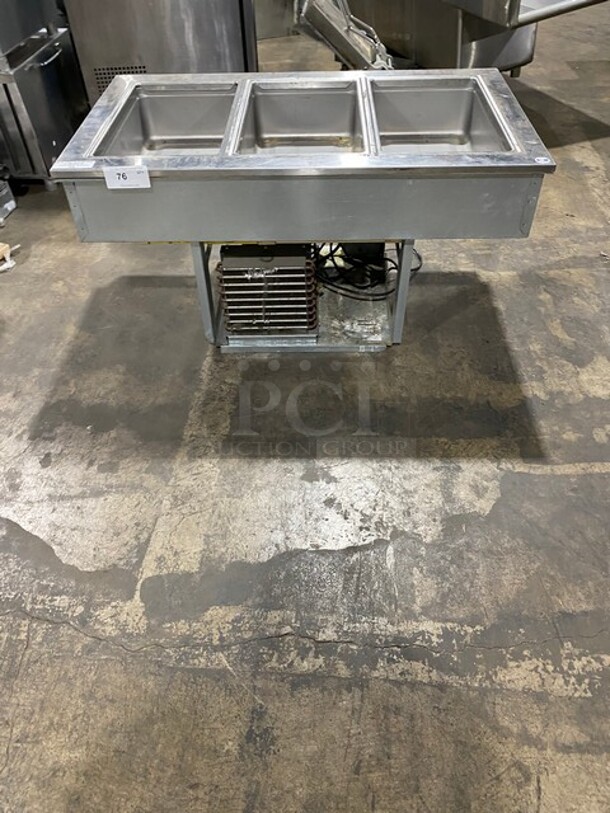 Delfield Commercial 3 Well Refrigerated Cold Pan! Solid Stainless Steel!