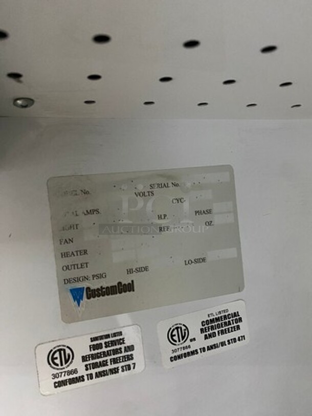 Custom Cool Commercial Refrigerated Open Grab-N-Go Case Merchandiser! With 4 Shelves! All Stainless Steel! - Image 5 of 8