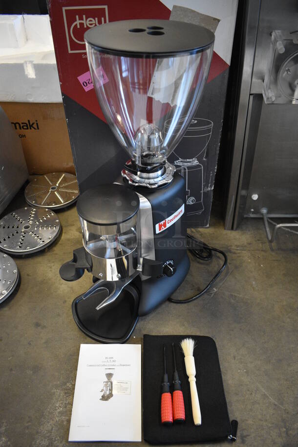 BRAND NEW IN BOX! Cecilware HC-600 Venezia II Metal Commercial Countertop Espresso Grinder. 110 Volts, 1 Phase. 9x13x24. Tested and Working! - Image 1 of 11