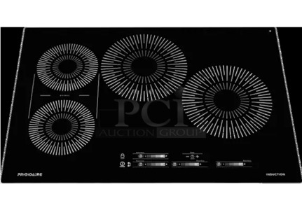 BRAND NEW SCRATCH AND DENT! Frigidaire FCCI3027AB 30" 4 Burner Induction Cooktop. Stock Picture Used For Gallery Picture.