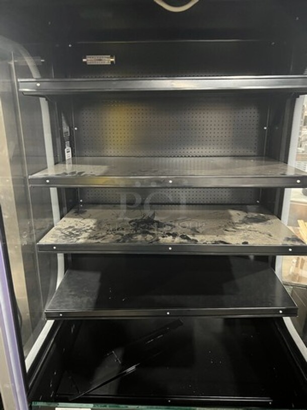 WOW! Ojeda Commercial Refrigerated Open Grab-N-Go Case Merchandiser! With Front Cover! With View Through Sides! On Casters! Working When Removed! - Image 2 of 9