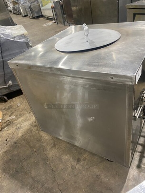 NICE! Sifol Commercial Gas Powered Tandoor Oven! With Lid! Solid Stainless Steel! - Image 2 of 8