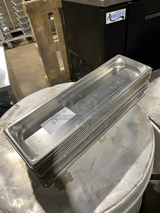 ALL ONE MONEY! Commercial Steam Table/ Prep Table Food Pans! All Stainless Steel! - Image 1 of 5