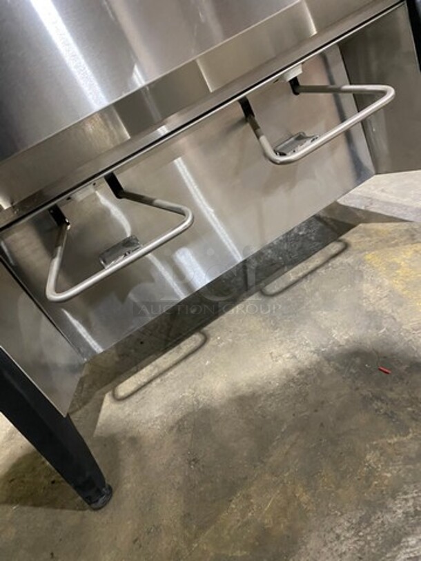 NICE! Silver King Commercial Countertop 2 Spout Refrigerated Milk Dispenser! Stainless Steel Body! - Image 8 of 9