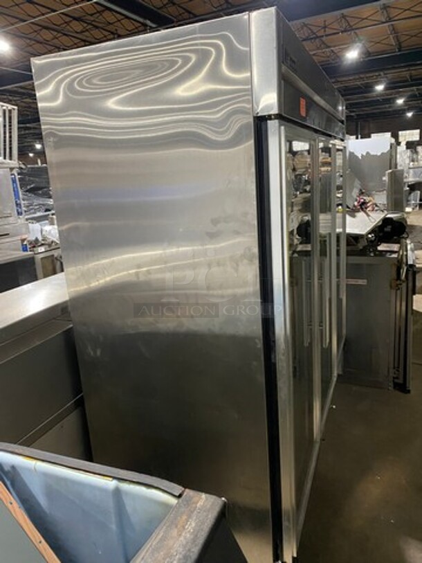 True Commercial 3 Door Reach In Cooler Merchandiser! With View Through Doors! Poly Coated Racks! Stainless Steel Body! Model: TS72G SN: 5254946 115V 60HZ 1 Phase - Image 2 of 12