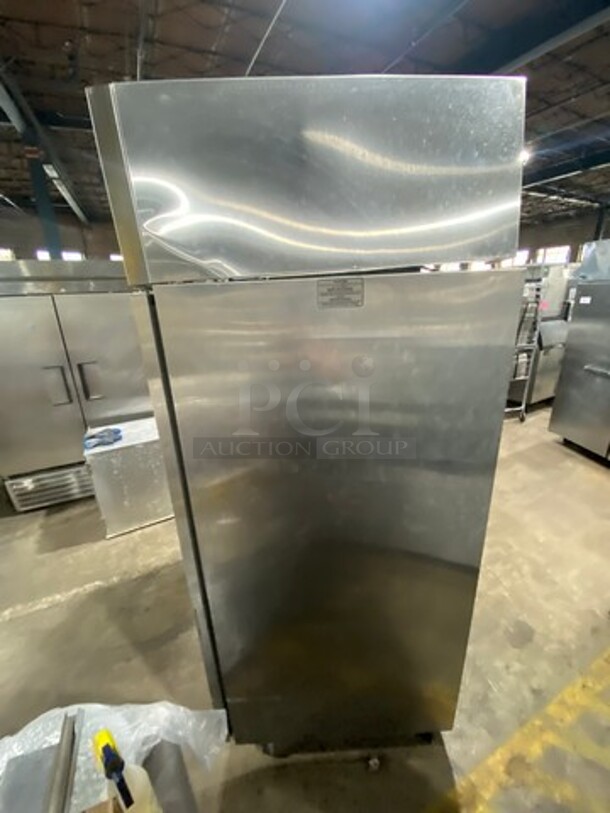 Norlake Commercial 2 Door Reach In Cooler! With Poly Coated Racks! All Stainless Steel! On Casters! Model: NR522SSS SN: 11090413 115V 60HZ 1 Phase  - Image 4 of 8