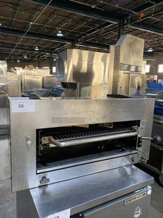 Commercial Countertop Natural Gas Powered Salamander! All Stainless Steel!