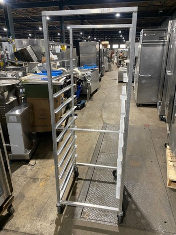 Metal Commercial Pan Transport Rack! On Casters! - Image 2 of 4