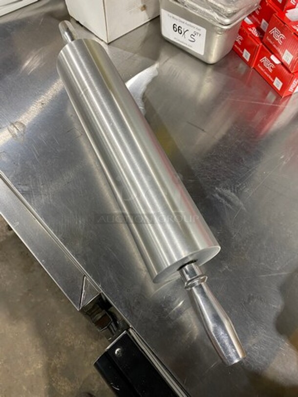 SWEET! NEW! IN THE BOX! All Stainless Steel Bakery Rolling Pin! 2x Your Bid! - Image 2 of 6