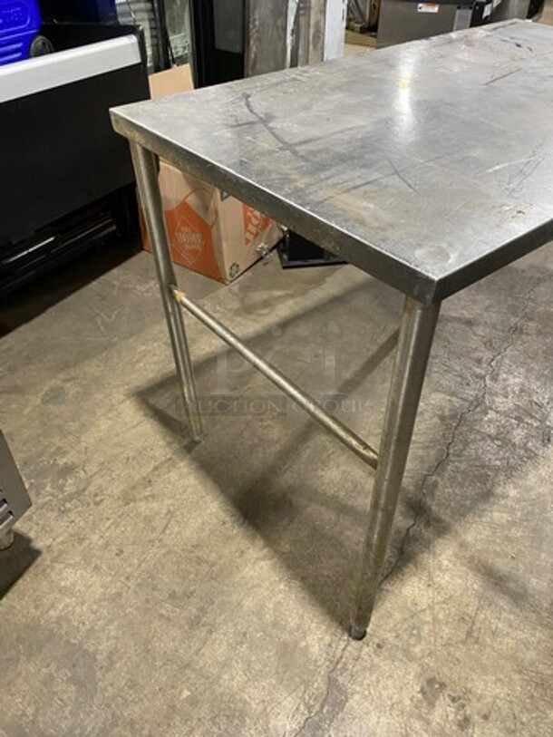 Custom Made Solid Stainless Steel Work Top/ Prep Table! On Legs! - Image 2 of 6