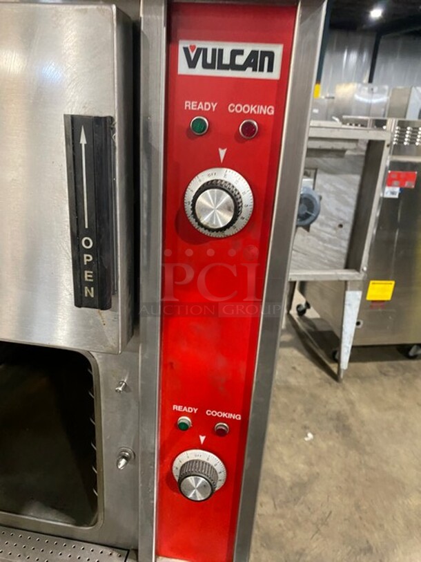 Vulcan Commercial Electric Powered Dual Cabinet Steamer! All Stainless Steel! On Legs! Model: VSX24E SN: 271095042! 208V 50/60HZ 1 Phase! - Image 7 of 10