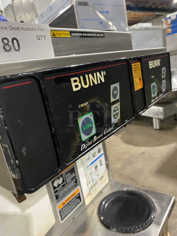 Bunn Commercial Countertop Dual Coffee Machine! With 4 Pot Warmers! All Stainless Steel! On Small Legs! Model: CDBC2/2TWIN SN: TWIN055798 120V 60HZ 1 Phase - Image 7 of 9