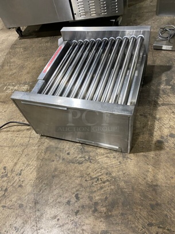 Star Commercial Countertop Hot Dog Roller Grill! With Bun Warmer! All Stainless Steel! - Image 4 of 8