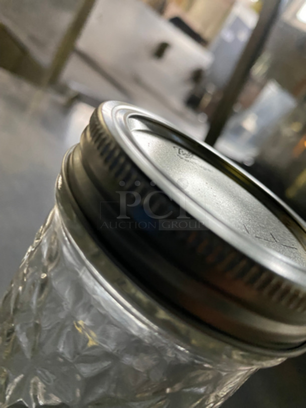 Ball 12 OZ Crystal Clear Jars! With Lids! - Image 5 of 6