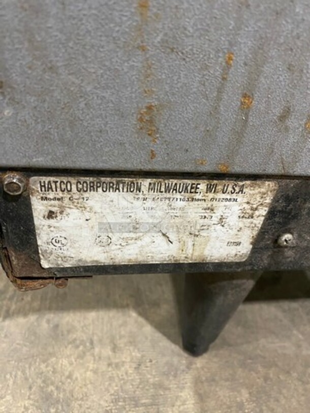 HATCO ALL STAINLESS STEEL C-12 Metal Commercial Hot Water Booster HeateR! On Legs 208V 3 Phase - Image 7 of 8