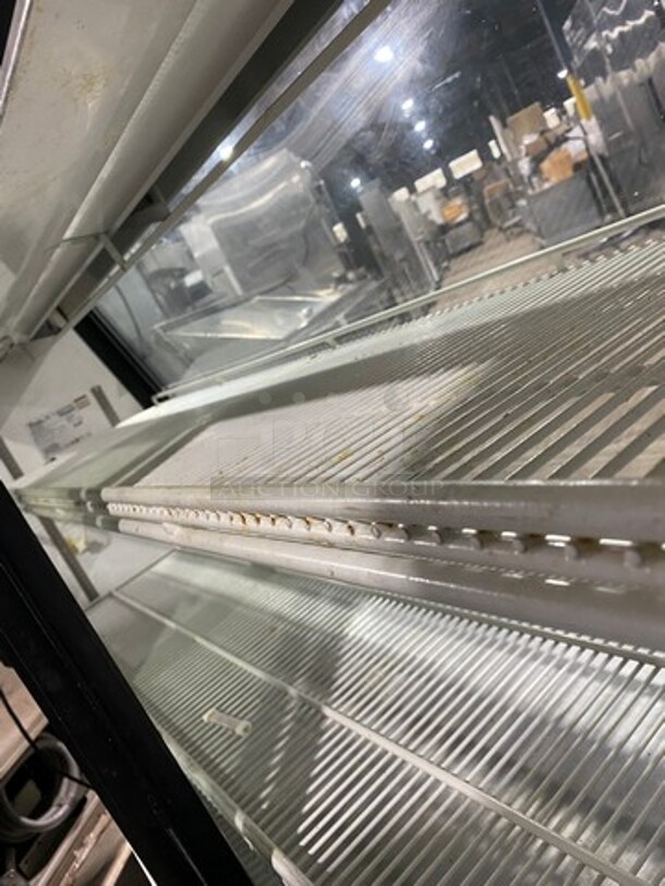 True Commercial Refrigerated Deli Display Case Merchandiser! With Slanted Front Glass! With Sliding Rear Access Glass Doors! Model: TSID723 SN: 4377737 115V 60HZ 1 Phase - Image 5 of 7