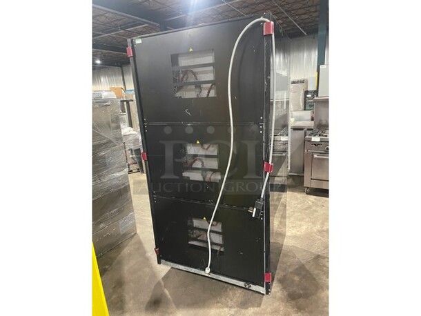 LIKE NEW! Commercial 5 Tier HEATED Open Grab-N-Go Merchandiser Display Showcase! Individually Controlled Tiers! 208V 1 Phase! Working When Removed!   - Image 4 of 7