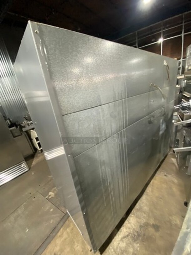 Universal Coolers Commercial Reach In Cooler Merchandiser! With View Through Doors! All Stainless Steel! - Image 4 of 8