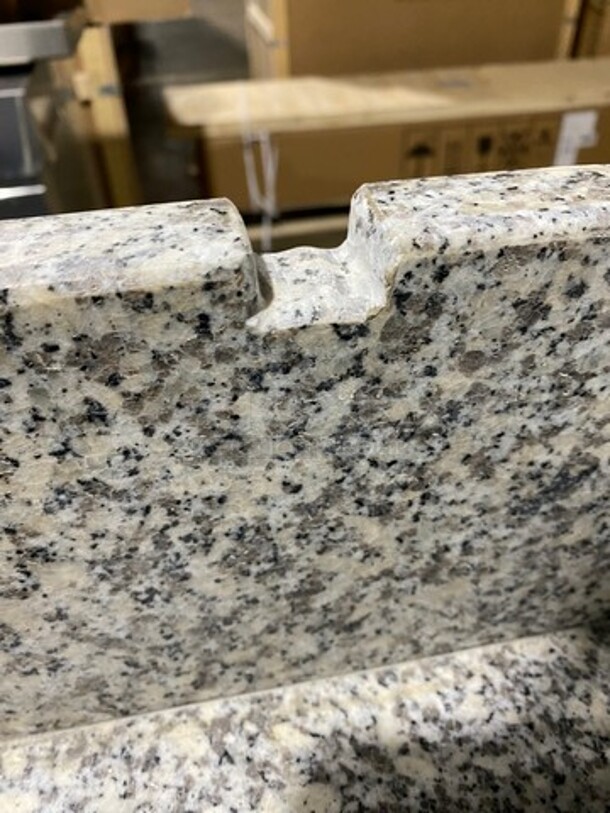 AMAZING! NEW! SCRATCH-N-DENT! Omcan Commercial Refrigerated Italian Style Marble Top Pizza Prep Table! With 3 Door Storage Space Underneath! Poly Coated Racks! All Stainless Steel! Model: PTCN0581 110V - Image 6 of 12