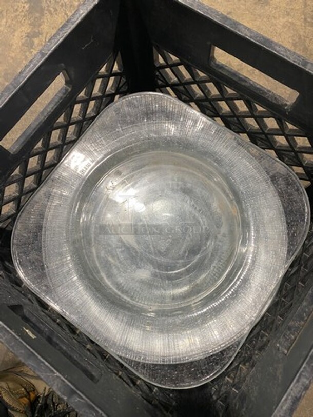 ALL ONE MONEY! Assorted Style Crystal Clear Plates! - Image 5 of 5