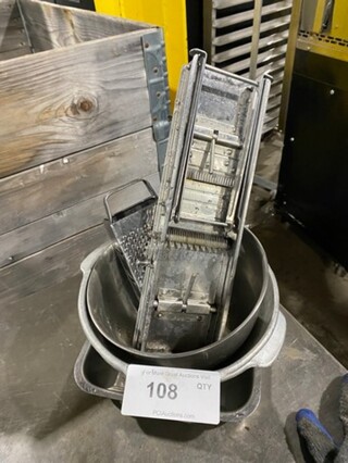 ALL ONE MONEY! MISCELLANEOUS! Includes Cheese Grater, Strainer And More!